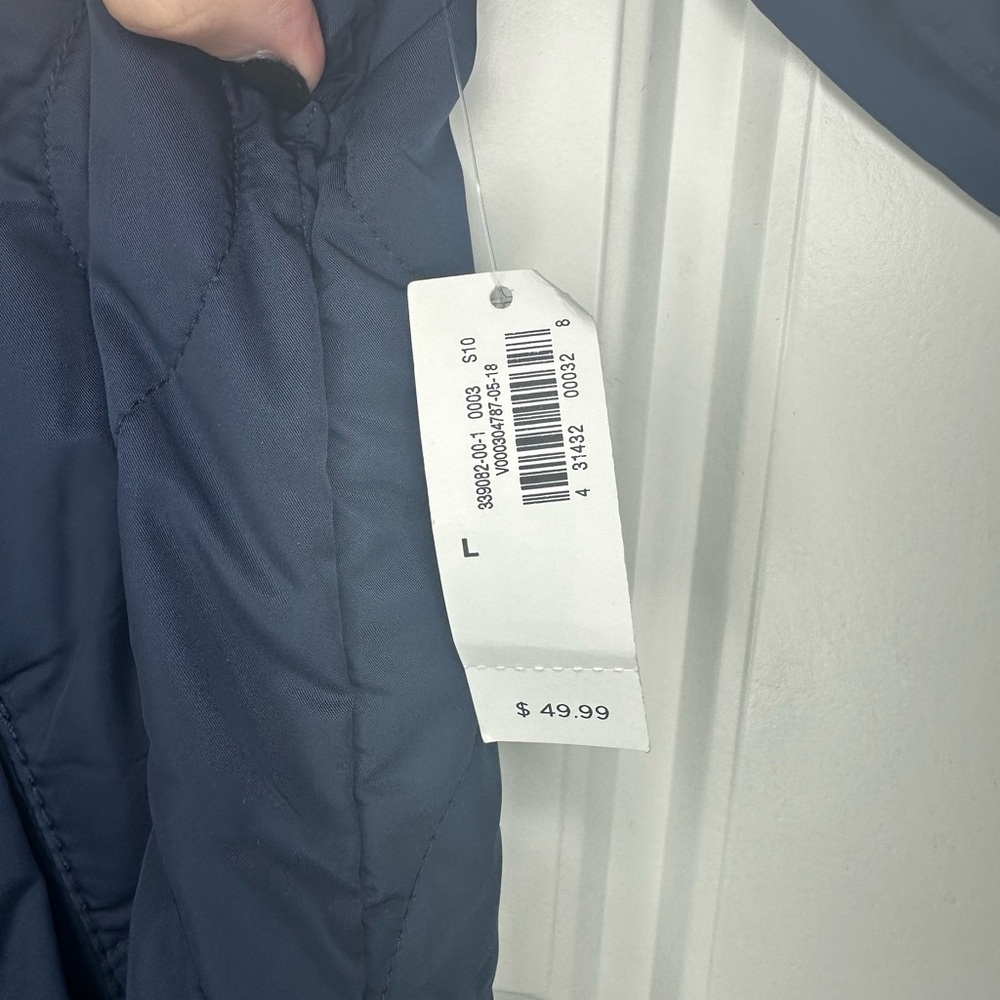 Old Navy Women's Navy Bomber Jacket - Picture 3 of 4